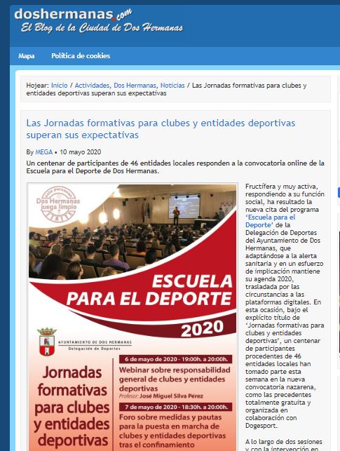 Doshermanas Com Las Jornadas Formativas Para Clubes Y Entidades